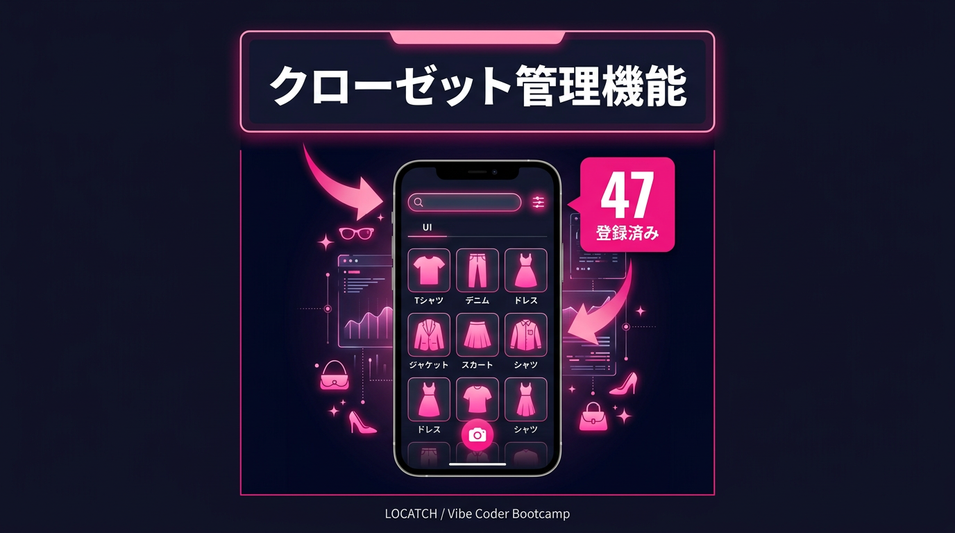 クローゼット管理機能