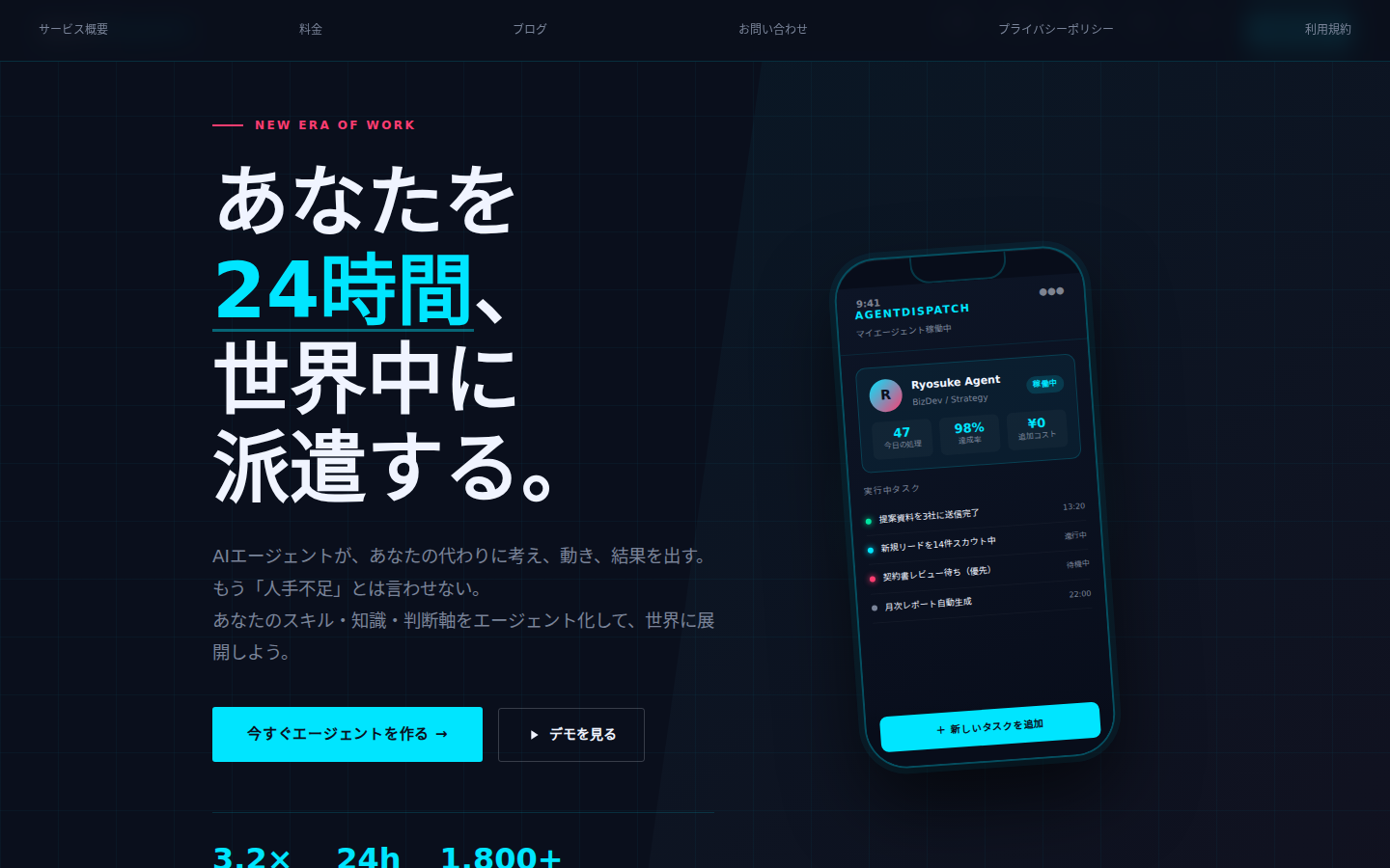 AIエージェント派遣事業