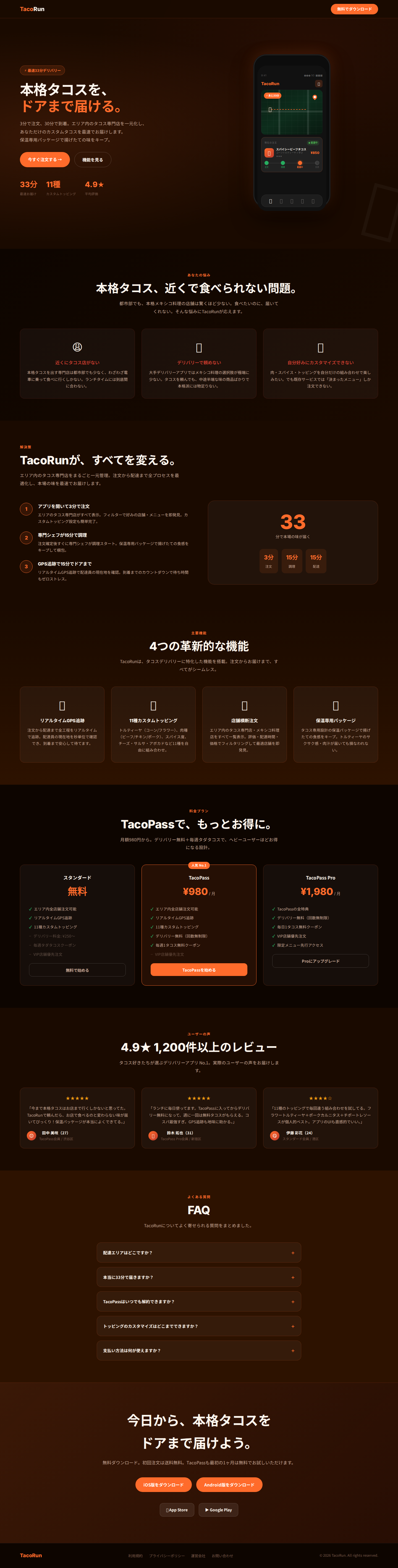 TacoRun（タコラン）